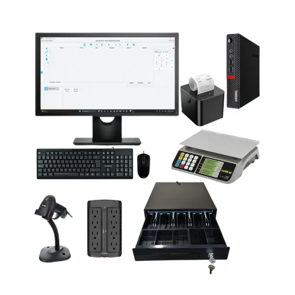 punto de venta multicaja para tiendas con báscula integrada